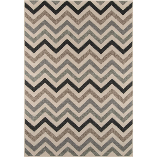 Contemporary Rectangle Area Rug, Sage, 5'3" X 7'6"