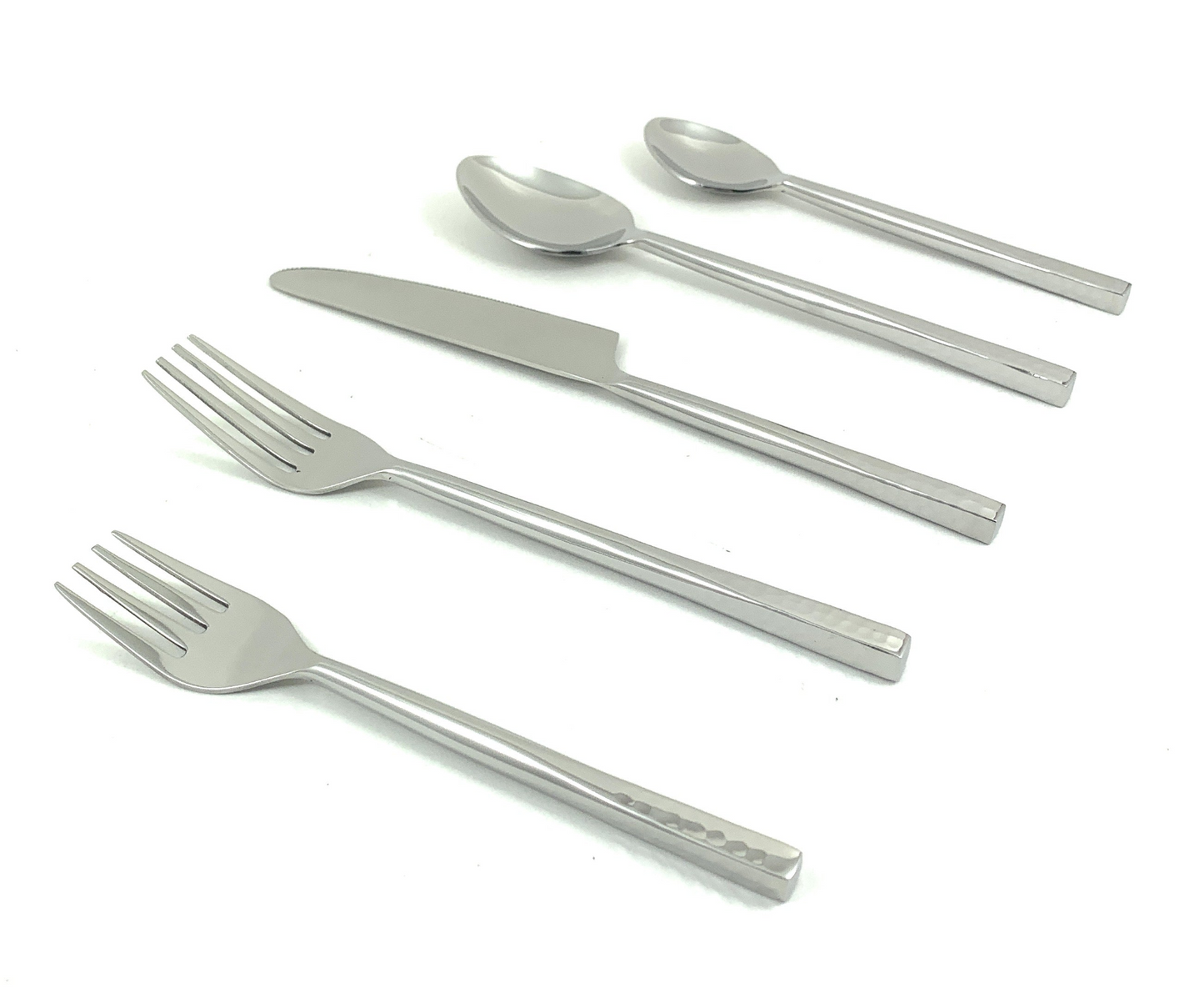 Vibhsa 20 Piece Flatware Set, Service for 4-Silver