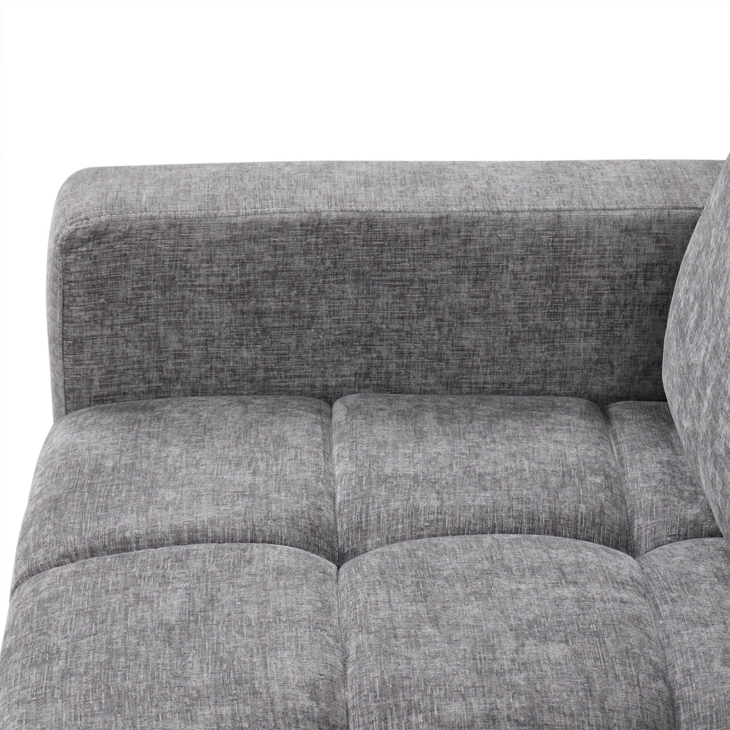 Soft Upholstered Sectional Sofa Bed with Storage Space, Suitable for Living Rooms and Apartments.