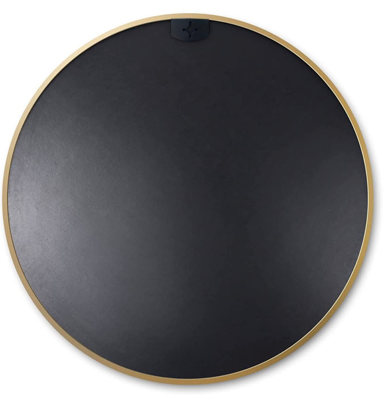 Gold 32 Inch Metal Round Bathroom Mirror