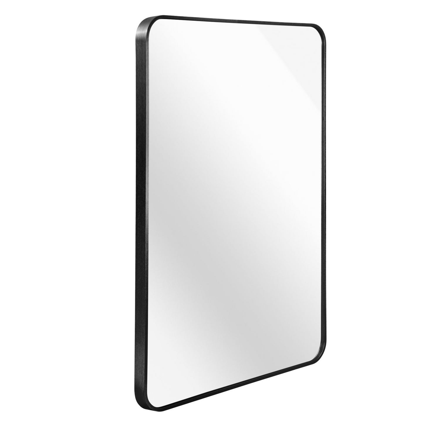 Black 30 "x40" Rectangular Bathroom Wall Mirror