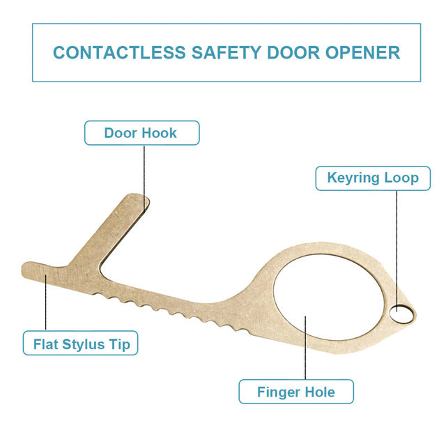 Safe Touch N Go Key Contact Less Tool Assist 2/Pk