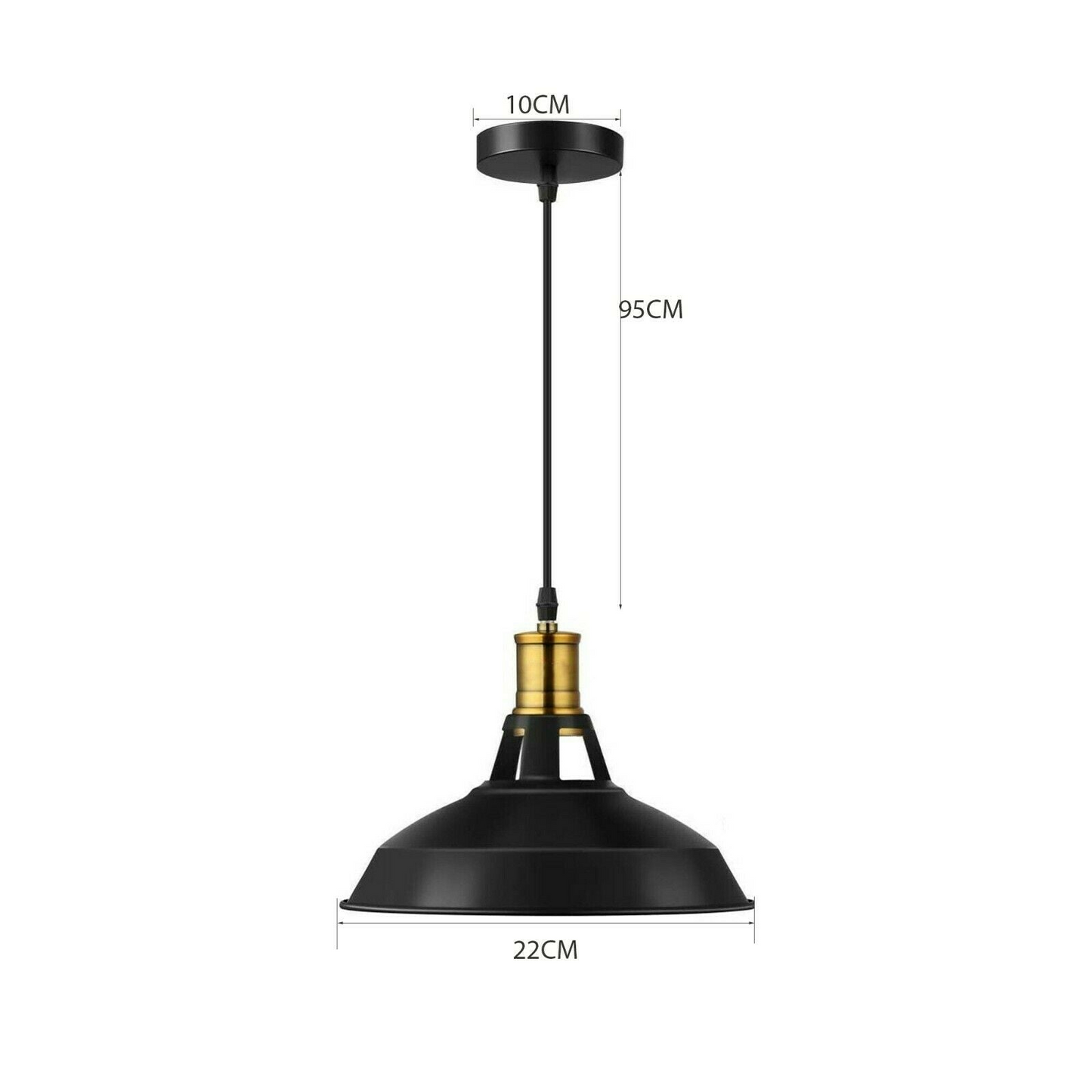 Living room & Dining room Black Pendant Light~3643