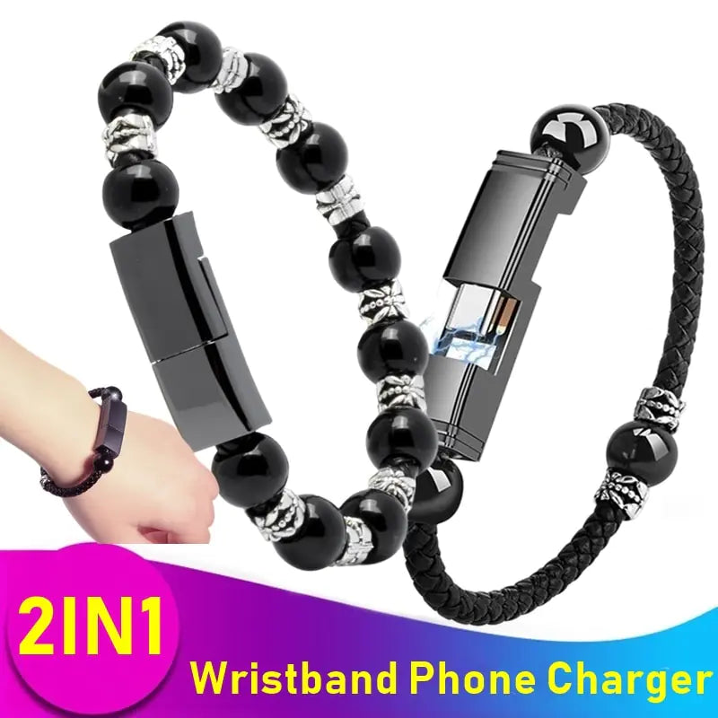 Fashionable Charger Bracelet For Mobile Devices